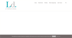 Desktop Screenshot of letterpressdesign.co.uk