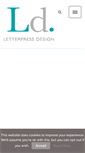 Mobile Screenshot of letterpressdesign.co.uk